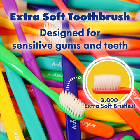 Nimbus Microfine Extra Soft Toothbrush – Sensitive Teeth & Gums – 5 Pack